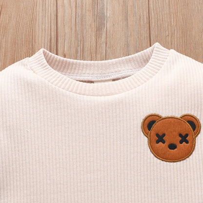 Tenue avec patch ours pour tout-petit garçon