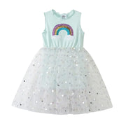 Rainbow Princess Dress for Kids