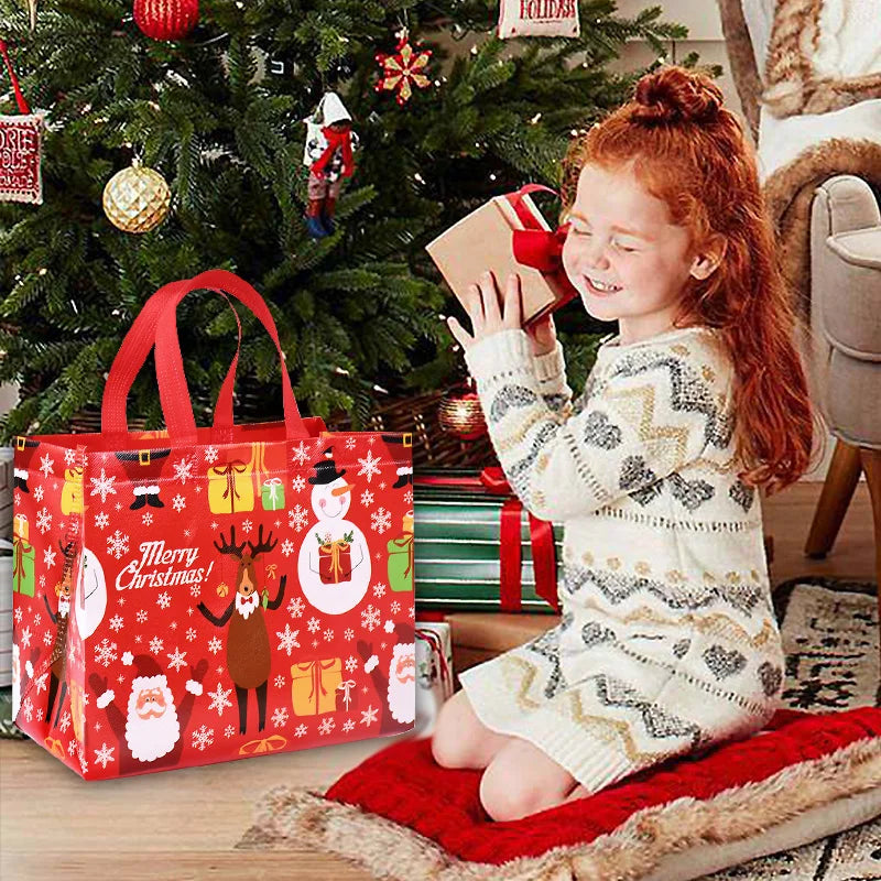 Kraft Christmas Gift Bags for Festive Packaging