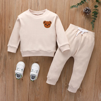 Bear Patch Toddler Boys Outfit