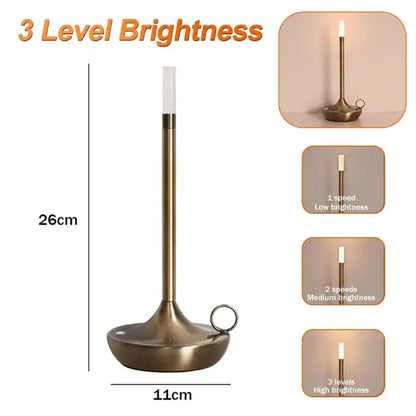 Rechargeable Waterproof LED Candlelight Camper Lamp