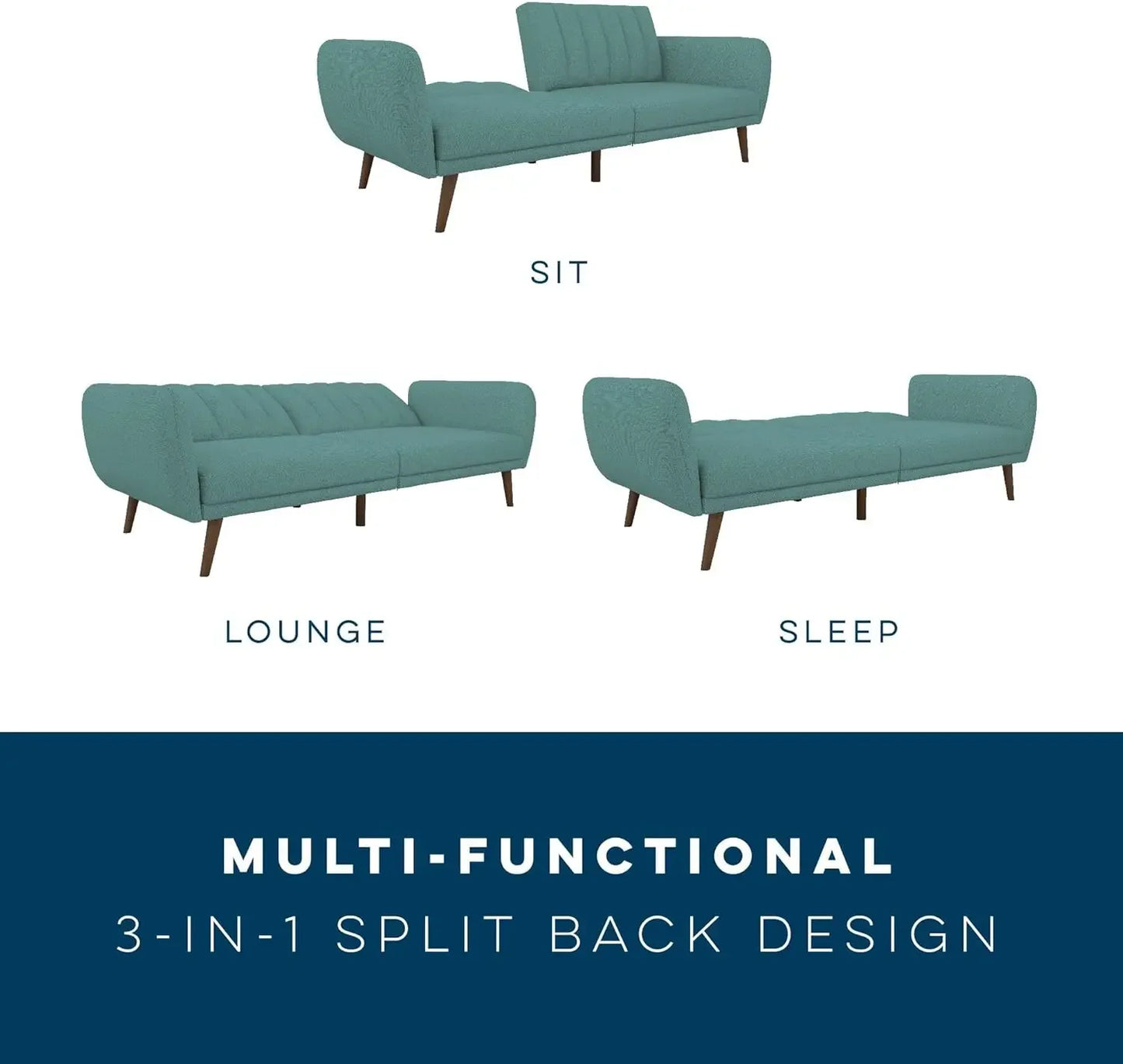 Futon-Schlafsofa und Couch-Schlafsofa