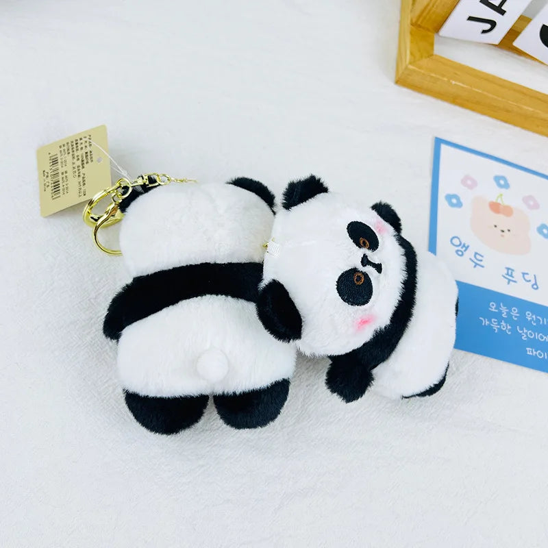 Jouet en peluche panda debout coloré