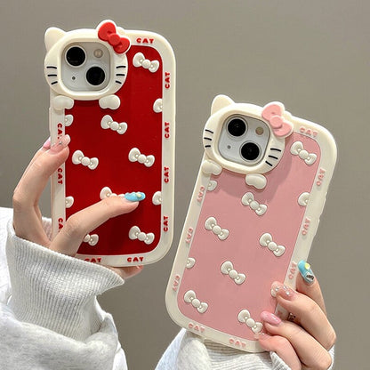 3D Cat Silicone Phone Case for iPhone 13 Pro Max