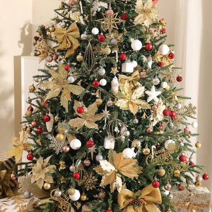 24 boules à suspendre pour arbre de Noël de 6 cm - Décorations de Noël