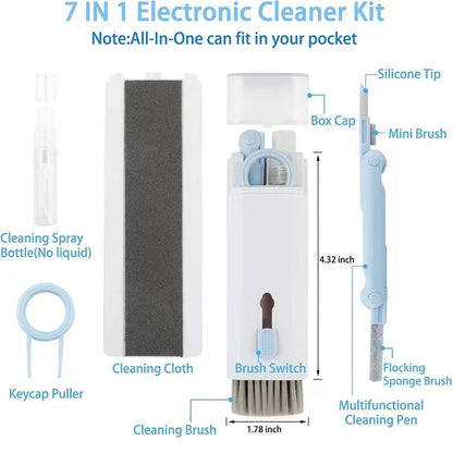 7-in-1-Reinigungsset für Bluetooth-Headset und Elektronik
