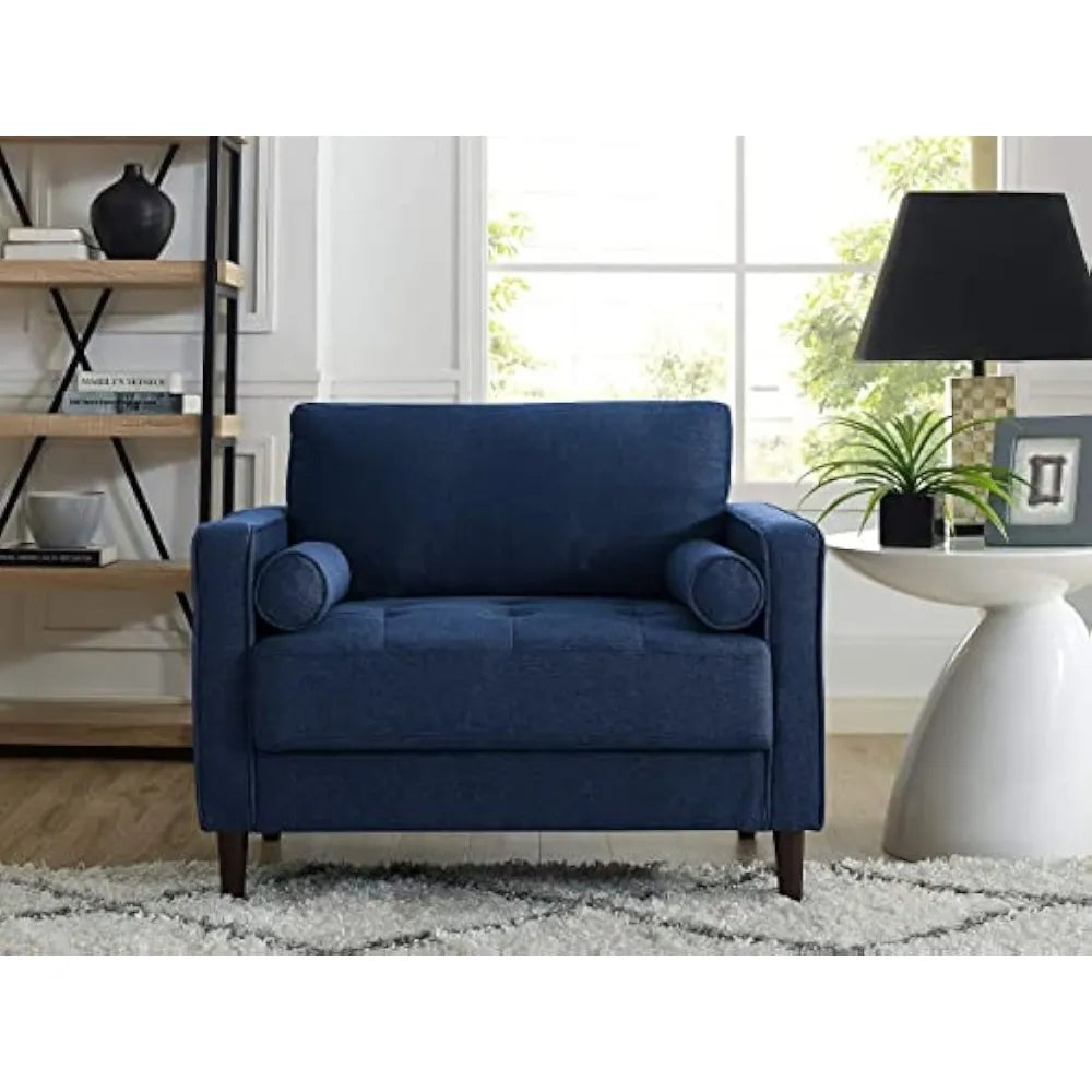 Graues Loveseat- und Loungesessel-Set