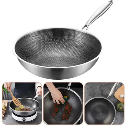 Nonstick Wok Pan Steak Cooking Pot