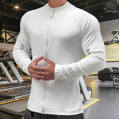 Fitness-Sportbekleidung mit Kapuze für Herren – Trainings-Sweatshirt und Freizeitjacke