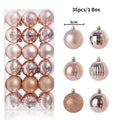 36pcs Rose Gold