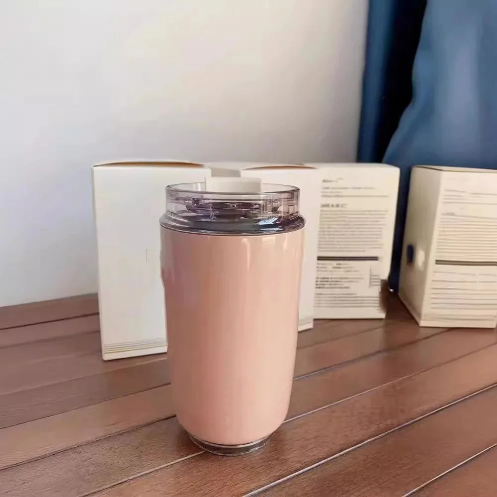 Tragbare 240-ml-Kaffeethermoskanne aus Edelstahl – auslaufsicherer Reisegetränkebecher