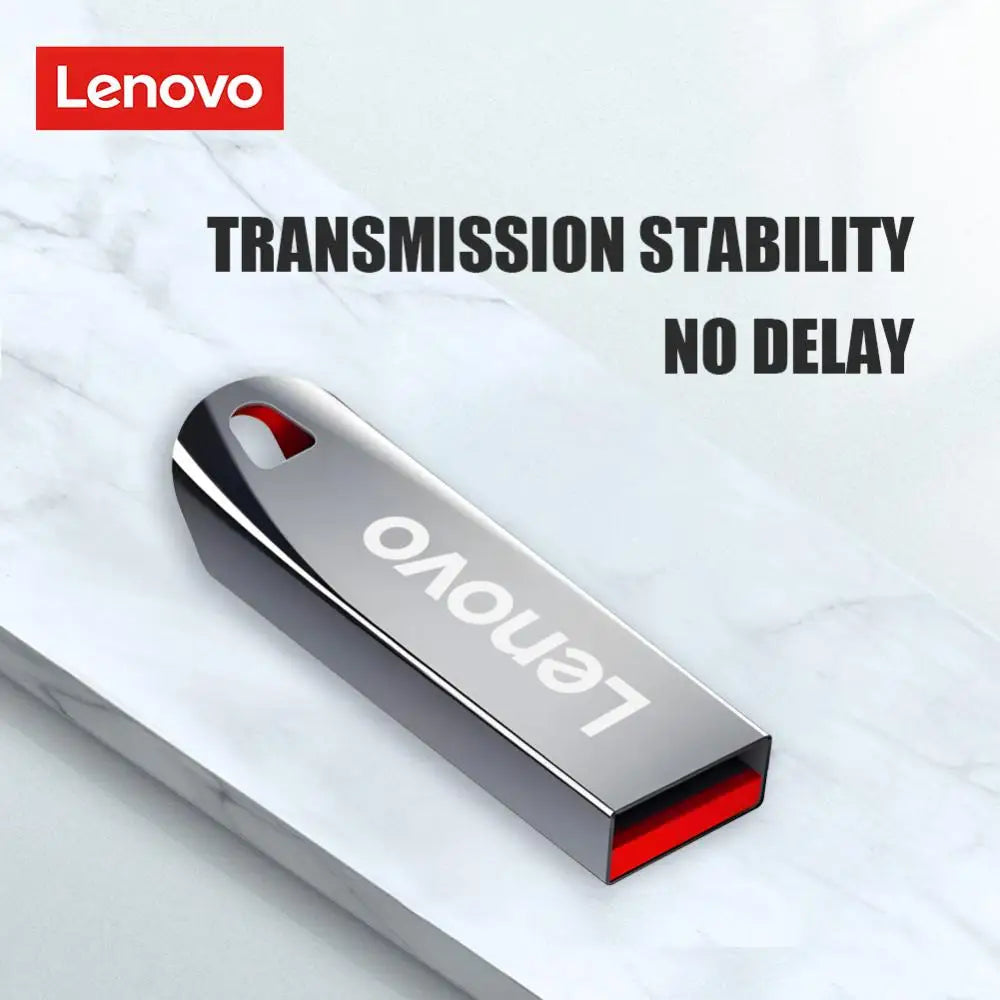 Clé USB 3.0 en métal Lenovo - 1 To/2 To, Type-C/Étanche/Haute vitesse/Portable