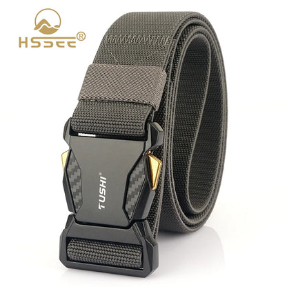 Quick-Release Elastic Belt for Men