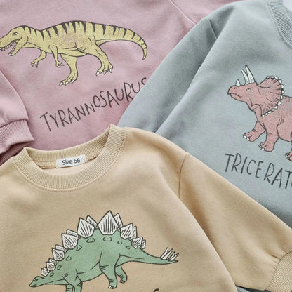 Sweatshirt-Strampelanzug mit Tiermuster für Kinder