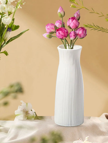 Vase créatif en plastique résistant aux chutes pour le salon