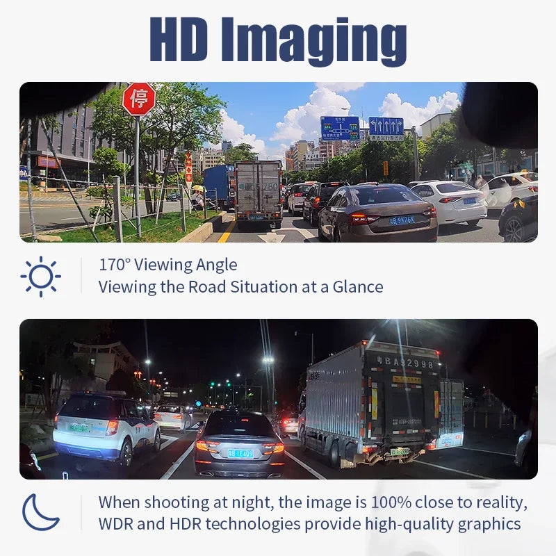 Universal 2K Full HD ADAS Dash Cam - Night Vision