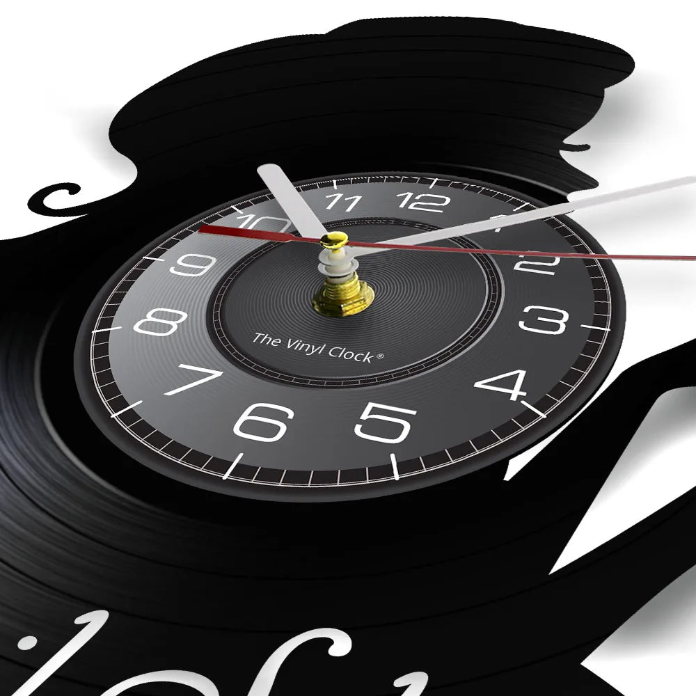 Retro Vinyl Record Wall Clock