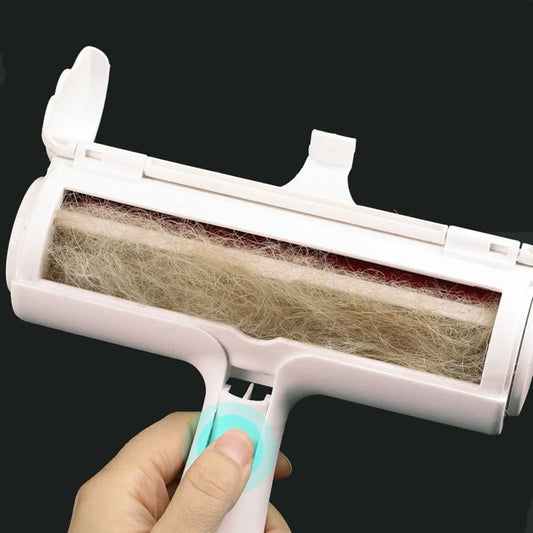 One-Handed Pet Hair Remover Self-Cleaning Roller