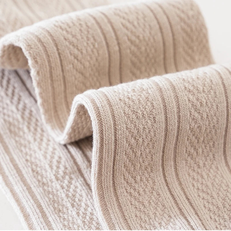 Leggings chauds en coton pour filles - Motif floral en dentelle 