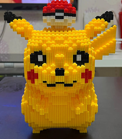 5210 Stück Pikachu Diamant-Mikroblöcke Modellspielzeug