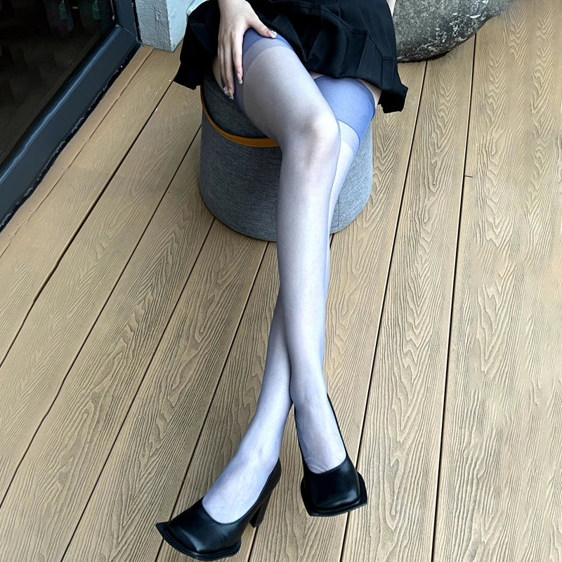 5D Ultra-Thin Transparent Silk Thigh-Highs