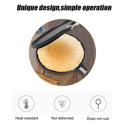 Egg Roll Waffle Pan Non-Stick Omelet Mold for Baking Cake Cones