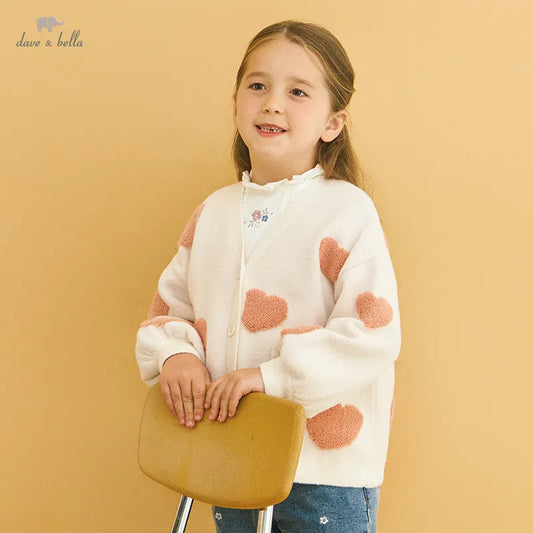 Cardigan de mode pour enfants filles d'automne