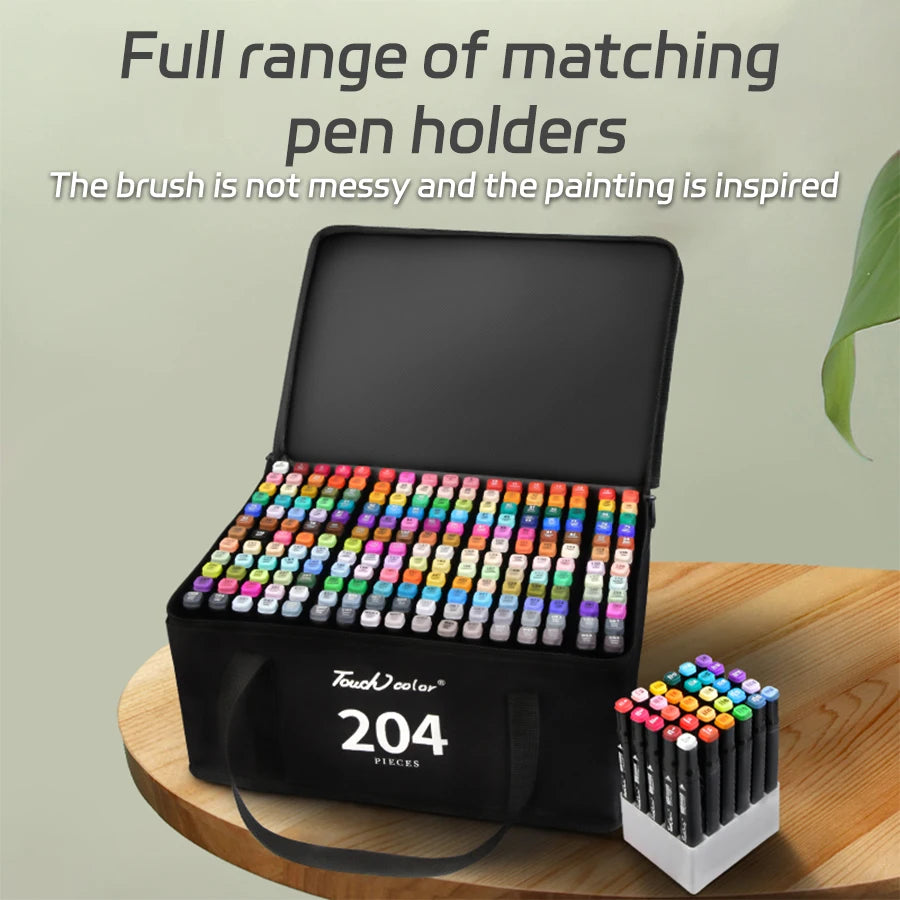 80 Colored Brush Pen Set for Painting and Drawing