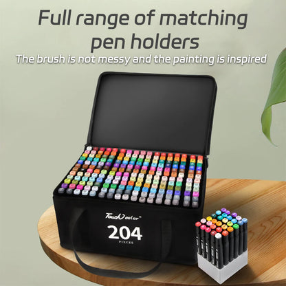 80 Colored Brush Pen Set for Painting and Drawing