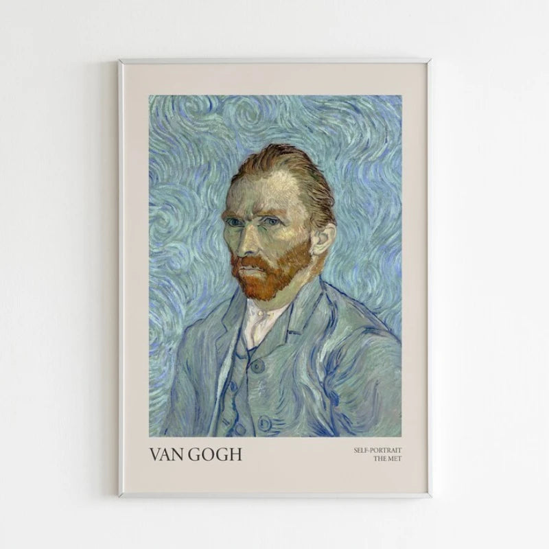 Notizblock mit Gemälden von Monet und Van Gogh – nicht klebender Notizaufkleber