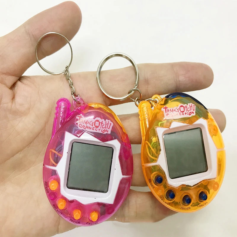 1PC Tamagotchi transparent - Cyber ​​Pet virtuel 168 en 1 - Jouet pixel nostalgique