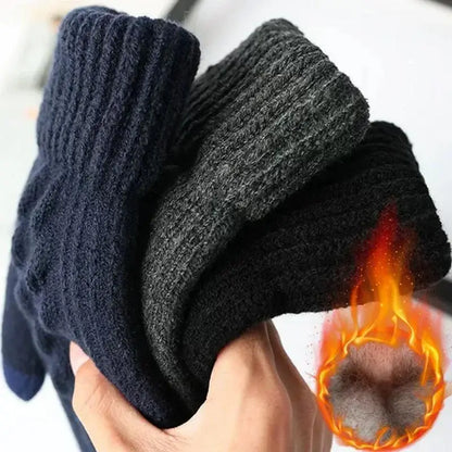 Men's Winter Fleece Gloves – Full Finger