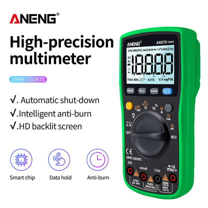 AN870 Digitalmultimeter - True RMS, Transistortester