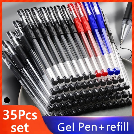 gel pen, pen set, gel pen set, blue pen, black pen, ink pen, red pen, pen ink, black gel pen, 0.5 mm pen