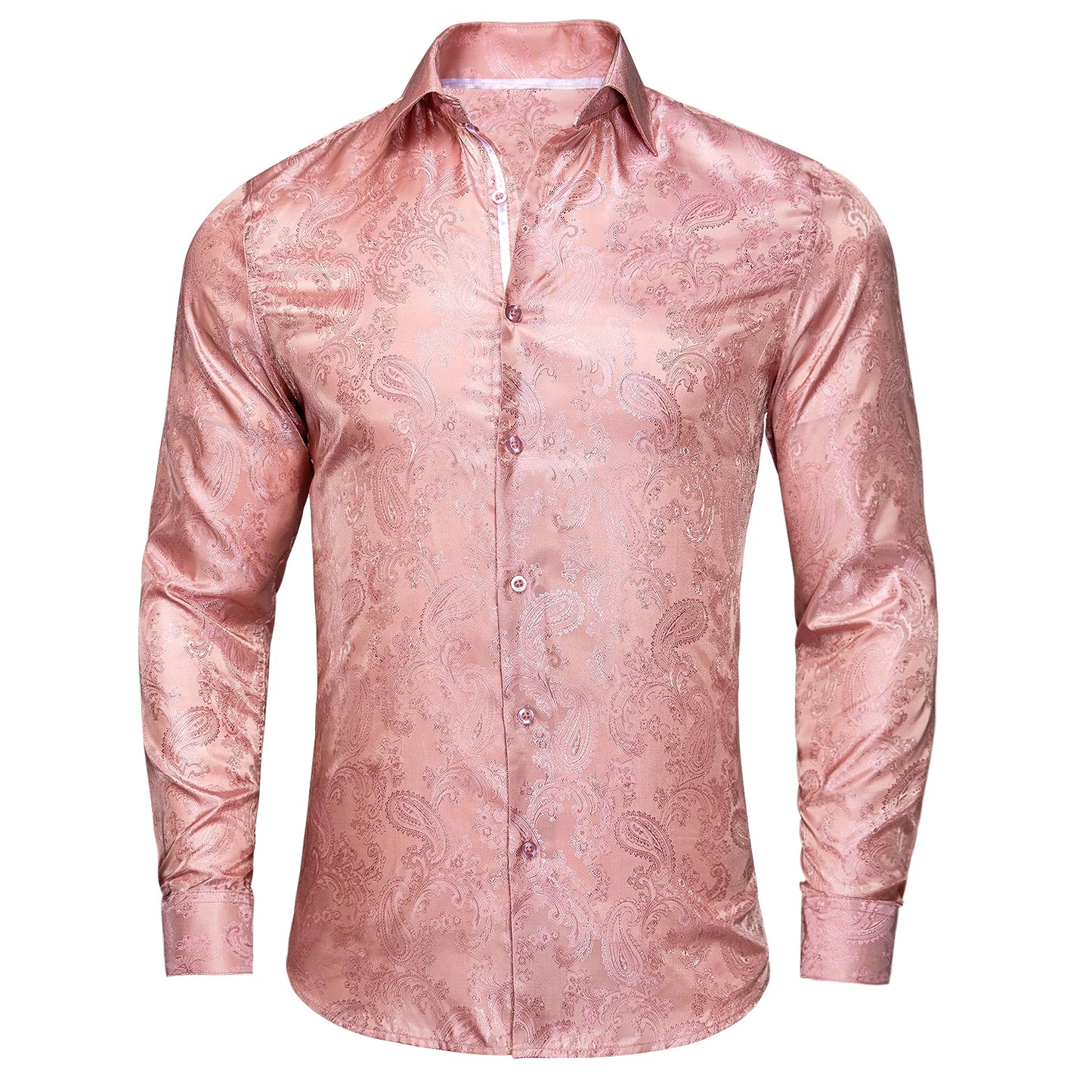 Chemise habillée florale à manches longues de style Steampunk pour hommes