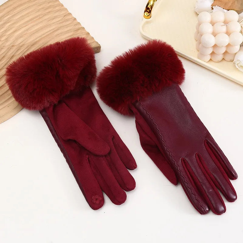 Leather Winter Gloves
