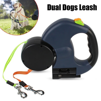 Dual Dog Leash - 2 Dogs, 1 Leash!
