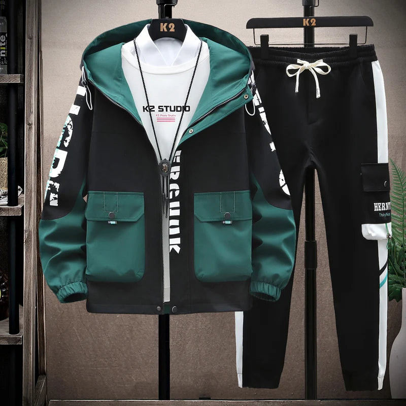 Harajuku style Tracksuit Set