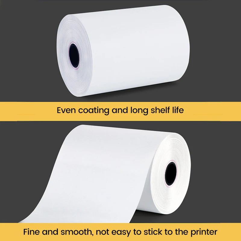 57 mm selbstklebende Thermopapierrollen für Minidrucker