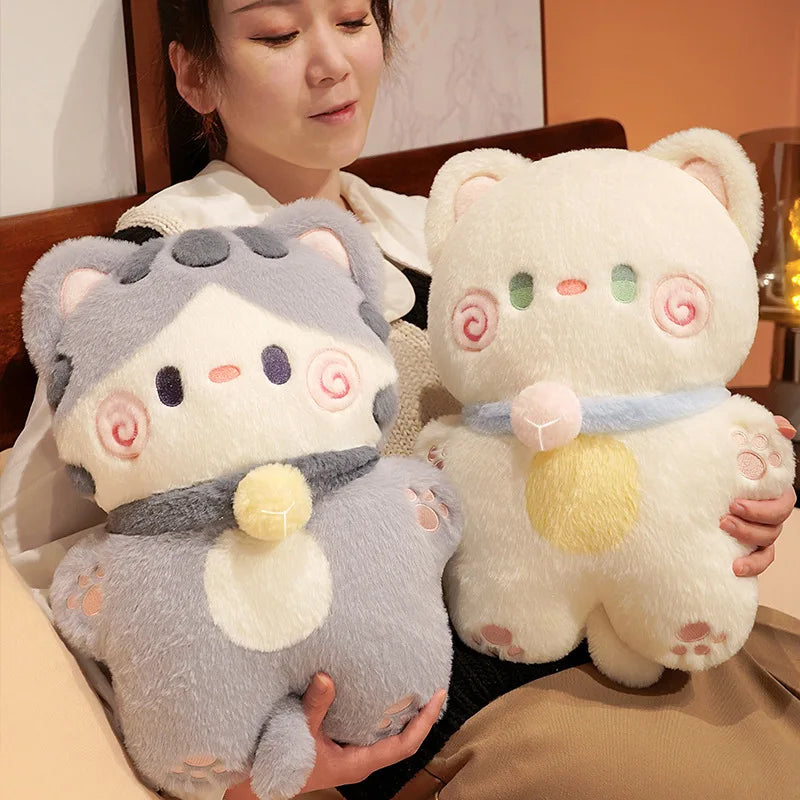 3 Colors Cartoon Cat Plush Toys  for Baby