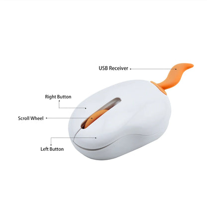 Adorable 3D Cartoon Wireless Mouse