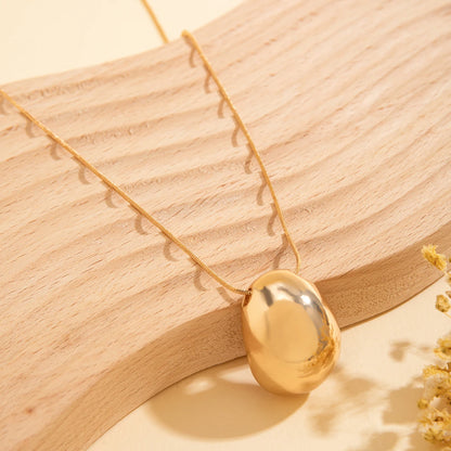 Women Long Chain Ball Pendant Necklace