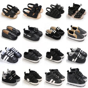 Black Fashion Casual Shoes for Newborn  Boys And Girls