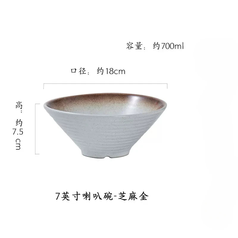 Large Japanese Ramen Bowls for Noodle Soup
