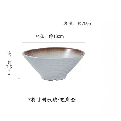 Large Japanese Ramen Bowls for Noodle Soup