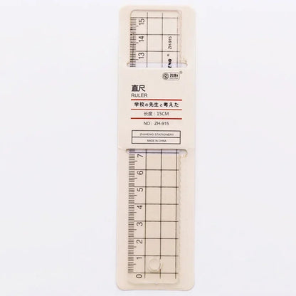 1 Pc Transparent Plastic Ruler