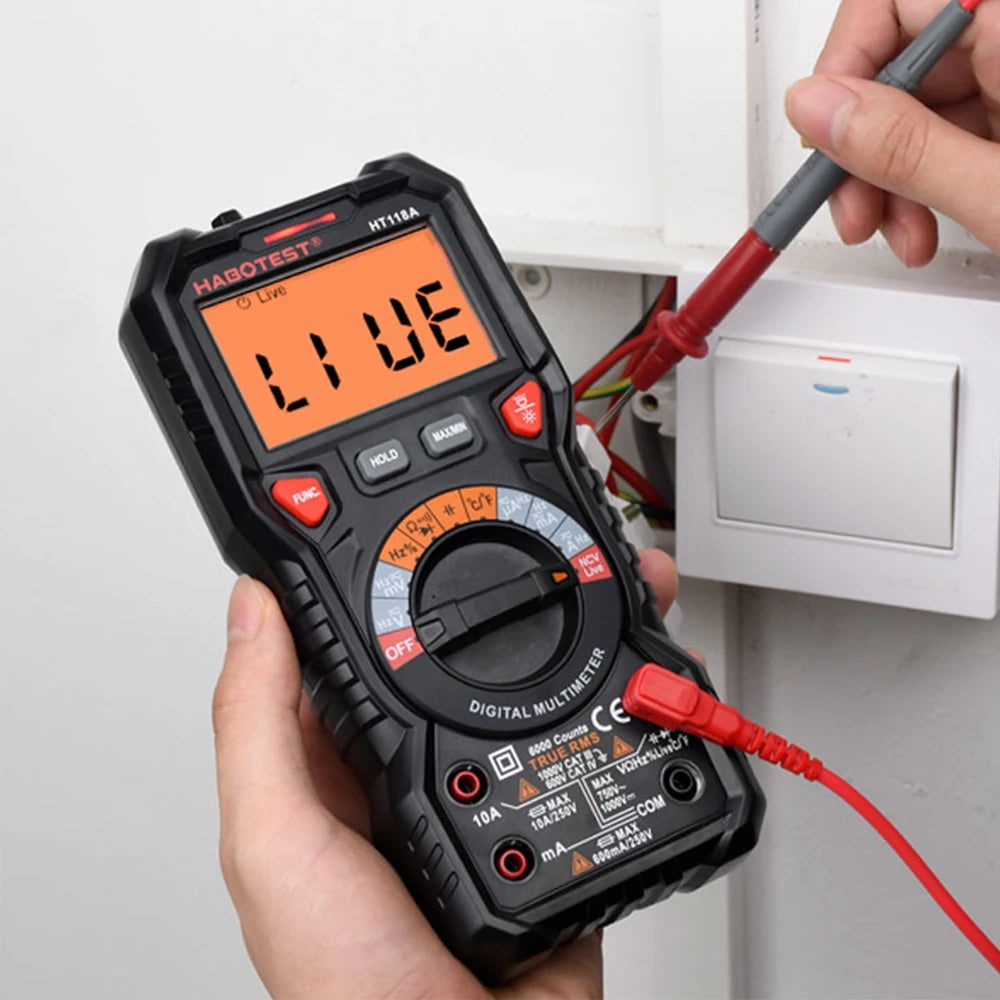 HT118 Digitalmultimeter - Echteffektivwert, automatische Messbereichswahl, NCV