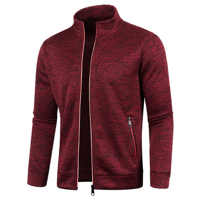 Reißverschlussjacke für Herren – Stehkragen, Outdoor, Casual, Streetwear (M-4XL)