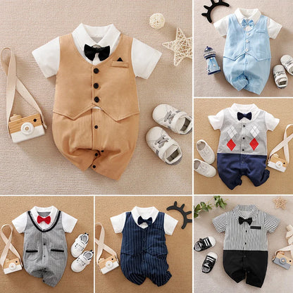 Baby Bodysuit - Summer Short Sleeved Newborn Clothes