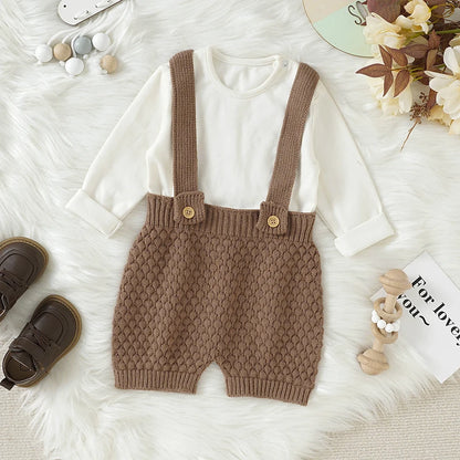 Newborn Baby Fashion Solid Sleeveless  Rompers